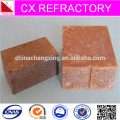 Refractory burned magnesia-chromite brick